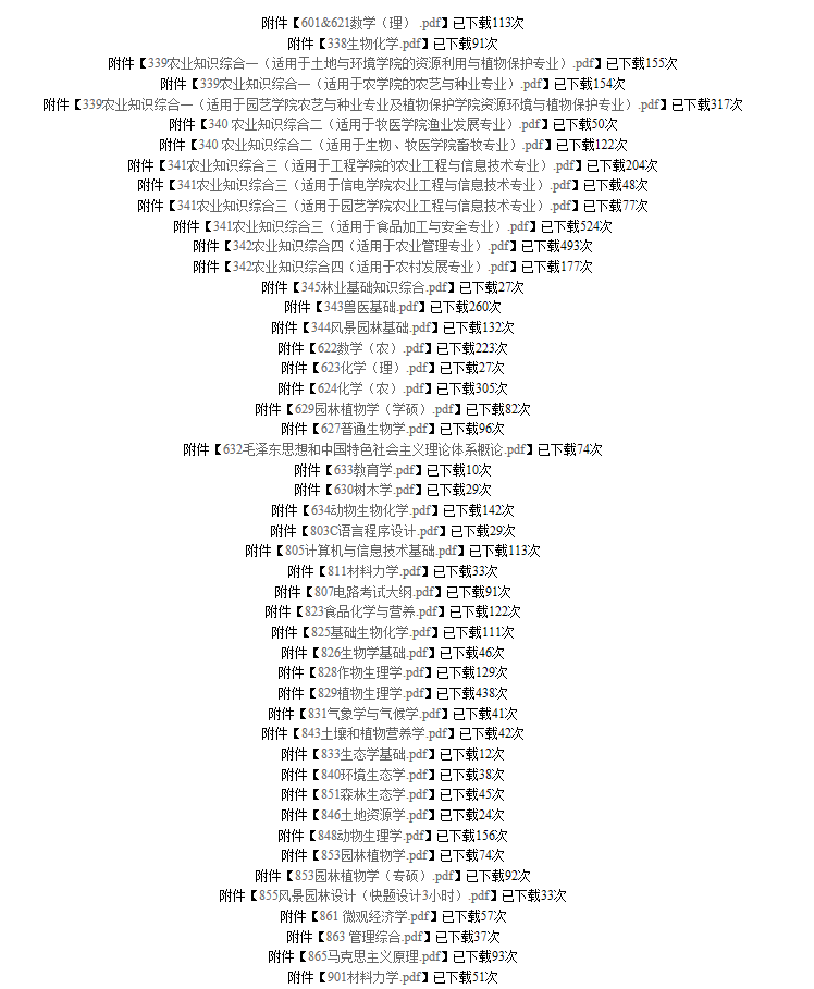沈陽農(nóng)業(yè)大學(xué)2021年碩士研究生入學(xué)考試初試自命題考試大綱