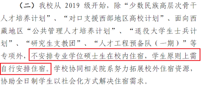 研究生大規(guī)模擴(kuò)招之后，全日制也不提供住宿了嗎？