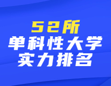 52所！這些單科性大學(xué)實力比肩百強(qiáng)
